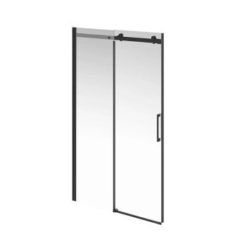 CT.120.SD.BLK.M Душевая дверь CRISTALLO, раздвижная с функцией soft close, 120х210, матовый черный КЕРАМА МАРАЦЦИ фото CT.120.SD.BLK.M Душевая дверь CRISTALLO, раздвижная с функцией soft close, 120х210, матовый черный КЕРАМА МАРАЦЦИ