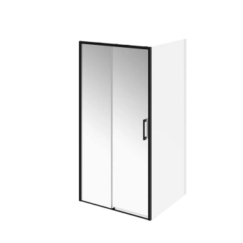 LN.100.SD.BLK.M Душевая дверь LINDO, раздвижная с функцией soft close, 100х195, матовый черный КЕРАМА МАРАЦЦИ фото LN.100.SD.BLK.M Душевая дверь LINDO, раздвижная с функцией soft close, 100х195, матовый черный КЕРАМА МАРАЦЦИ