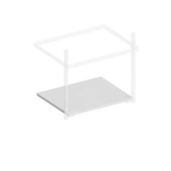 PRO.sh.55/WHT.M Полка PRO 55 см, белая матовая КЕРАМА МАРАЦЦИ фото PRO.sh.55/WHT.M Полка PRO 55 см, белая матовая КЕРАМА МАРАЦЦИ