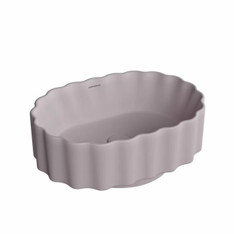 CC.wb.50/MAL Раковина ARTBASIN Conchiglia накладная 50, мальва матовая КЕРАМА МАРАЦЦИ фото CC.wb.50/MAL Раковина ARTBASIN Conchiglia накладная 50, мальва матовая КЕРАМА МАРАЦЦИ