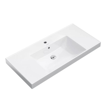CU.wb.100 Раковина CUBO 100 см с крепежом КЕРАМА МАРАЦЦИ фото CU.wb.100 Раковина CUBO 100 см с крепежом КЕРАМА МАРАЦЦИ