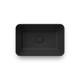 PLR.wb.55/BLK.M Раковина PLAZA 55х36 см без отверстия под смеситель черная, матовая КЕРАМА МАРАЦЦИ фото PLR.wb.55/BLK.M Раковина PLAZA 55х36 см без отверстия под смеситель черная, матовая КЕРАМА МАРАЦЦИ