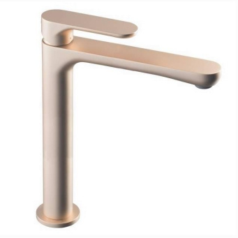 69415KM.M0.071 Однорычажный смеситель для раковины OLE, высокий, без донного клапана, золотой атласный КЕРАМА МАРАЦЦИ фото 69415KM.M0.071 Однорычажный смеситель для раковины OLE, высокий, без донного клапана, золотой атласный КЕРАМА МАРАЦЦИ