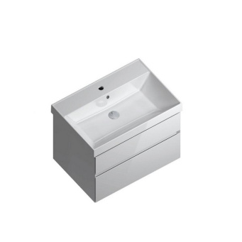 CU.70/WHT Тумба CUBO подвесная 70 белая 2 ящика КЕРАМА МАРАЦЦИ фото CU.70/WHT Тумба CUBO подвесная 70 белая 2 ящика КЕРАМА МАРАЦЦИ