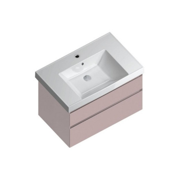 CU.80/MAL Тумба CUBO подвесная 80 мальва 2 ящика КЕРАМА МАРАЦЦИ фото CU.80/MAL Тумба CUBO подвесная 80 мальва 2 ящика КЕРАМА МАРАЦЦИ