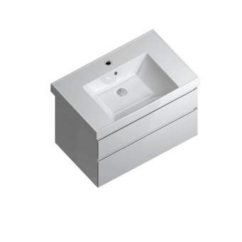 CU.80/WHT Тумба CUBO подвесная 80 белая 2 ящика КЕРАМА МАРАЦЦИ фото CU.80/WHT Тумба CUBO подвесная 80 белая 2 ящика КЕРАМА МАРАЦЦИ
