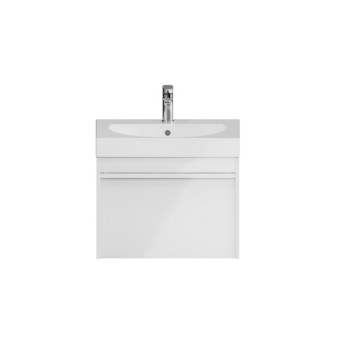 MO.60.1+1/WHT Тумба MODULA подвесная 60 с ящиком 1+1, белая глянцевая КЕРАМА МАРАЦЦИ фото MO.60.1+1/WHT Тумба MODULA подвесная 60 с ящиком 1+1, белая глянцевая КЕРАМА МАРАЦЦИ