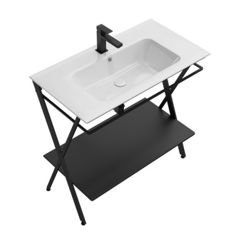 PIA.N.85/BLK Металлическая структура PIANO Next напольная 85, черная матовая КЕРАМА МАРАЦЦИ фото PIA.N.85/BLK Металлическая структура PIANO Next напольная 85, черная матовая КЕРАМА МАРАЦЦИ