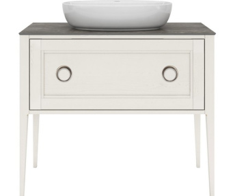 PL.CN.100.1+1/WHT.M Тумба PLAZA Classic NEO напольная 1+1 ящик 100, белая матовая КЕРАМА МАРАЦЦИ фото PL.CN.100.1+1/WHT.M Тумба PLAZA Classic NEO напольная 1+1 ящик 100, белая матовая КЕРАМА МАРАЦЦИ