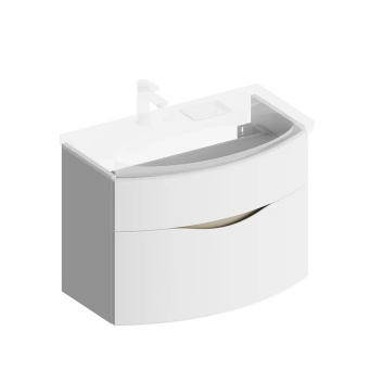 RV.80/WHT.M Тумба RIVA 80 см, белая матовая КЕРАМА МАРАЦЦИ фото RV.80/WHT.M Тумба RIVA 80 см, белая матовая КЕРАМА МАРАЦЦИ