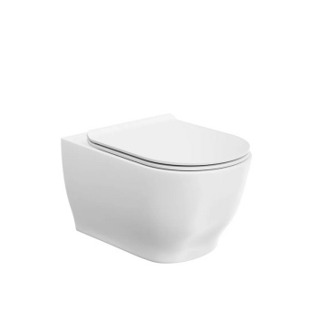 MO.wc.02 Унитаз Modula подвесной безободковый с крепежом, белый глянцевый КЕРАМА МАРАЦЦИ фото MO.wc.02 Унитаз Modula подвесной безободковый с крепежом, белый глянцевый КЕРАМА МАРАЦЦИ