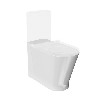 PLMR.wc.01 Унитаз PLAZA Modern напольный безободковый, белый глянцевый КЕРАМА МАРАЦЦИ фото PLMR.wc.01 Унитаз PLAZA Modern напольный безободковый, белый глянцевый КЕРАМА МАРАЦЦИ