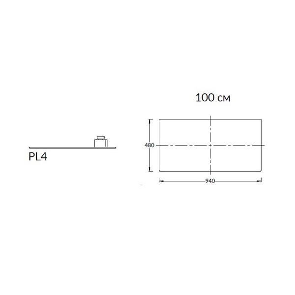 PL4.DL500900R/100 Спец. изделие декоративное без отверстий Фондамента серый 48*100 керам. КЕРАМА МАРАЦЦИ фото PL4.DL500900R/100 Спец. изделие декоративное без отверстий Фондамента серый 48*100 керам. КЕРАМА МАРАЦЦИ
