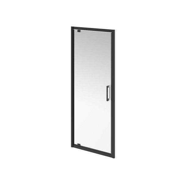 VE.80.PD.BLK.M Душевая дверь VETRO, распашная, 80х195, матовый черный КЕРАМА МАРАЦЦИ фото VE.80.PD.BLK.M Душевая дверь VETRO, распашная, 80х195, матовый черный КЕРАМА МАРАЦЦИ