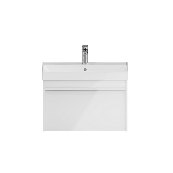 MO.70.1+1/WHT Тумба MODULA подвесная 70 с ящиком 1+1, белая глянцевая КЕРАМА МАРАЦЦИ фото MO.70.1+1/WHT Тумба MODULA подвесная 70 с ящиком 1+1, белая глянцевая КЕРАМА МАРАЦЦИ