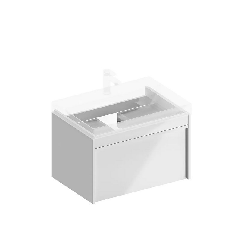 MOD.70.1+1/WHT Тумба MODULA подвесная 70 с ящиком 1+1, белая глянцевая КЕРАМА МАРАЦЦИ фото MOD.70.1+1/WHT Тумба MODULA подвесная 70 с ящиком 1+1, белая глянцевая КЕРАМА МАРАЦЦИ