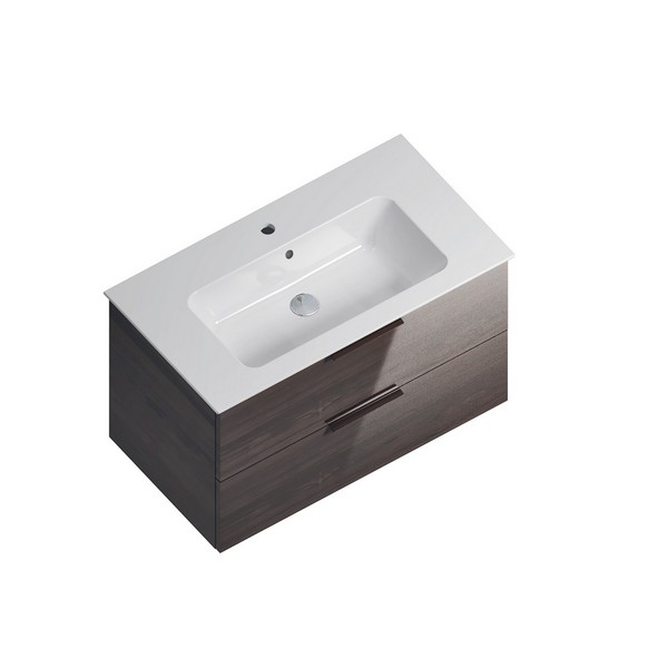 PI.F.85/OLM Тумба PIANO Forte подвесная 85 см, 2 ящика, дымчатый вяз КЕРАМА МАРАЦЦИ фото PI.F.85/OLM Тумба PIANO Forte подвесная 85 см, 2 ящика, дымчатый вяз КЕРАМА МАРАЦЦИ
