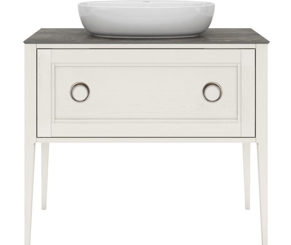 PL.CN.100.1+1/WHT.M Тумба PLAZA Classic NEO напольная 1+1 ящик 100, белая матовая КЕРАМА МАРАЦЦИ фото PL.CN.100.1+1/WHT.M Тумба PLAZA Classic NEO напольная 1+1 ящик 100, белая матовая КЕРАМА МАРАЦЦИ