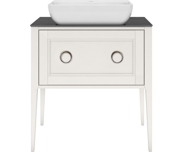 PL.CN.80.1+1/WHT.M Тумба PLAZA Classic NEO напольная 1+1 ящик 80, белая матовая КЕРАМА МАРАЦЦИ фото PL.CN.80.1+1/WHT.M Тумба PLAZA Classic NEO напольная 1+1 ящик 80, белая матовая КЕРАМА МАРАЦЦИ