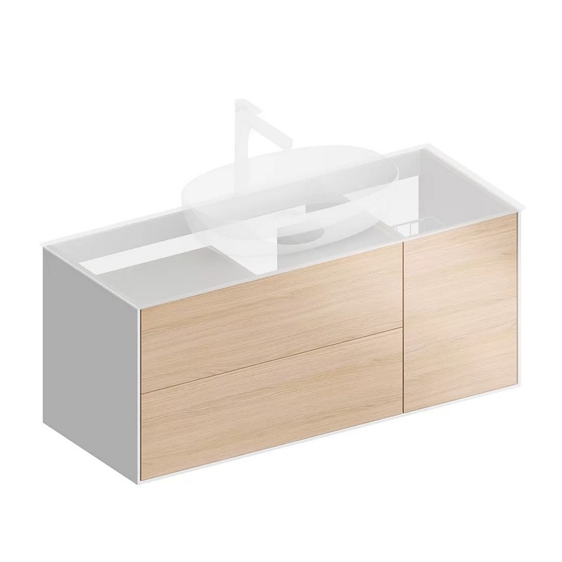 PLB.M.120.3/OAK.V Тумба PLAZA Modern подвесная 120 дуб виченца 3 ящика КЕРАМА МАРАЦЦИ фото PLB.M.120.3/OAK.V Тумба PLAZA Modern подвесная 120 дуб виченца 3 ящика КЕРАМА МАРАЦЦИ