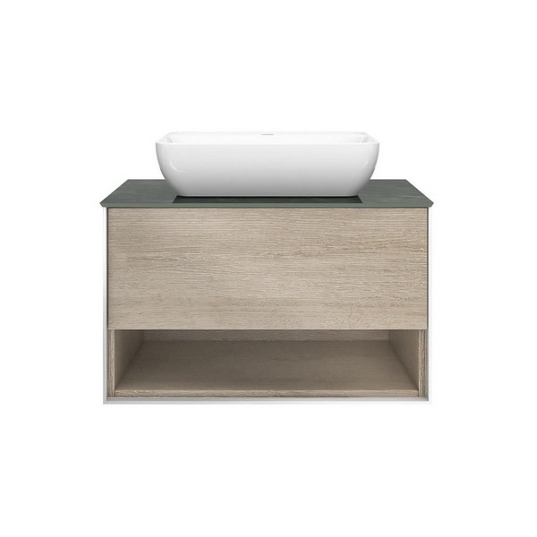 PLB.M.80.1/OAK.O Тумба PLAZA Modern подвесная 80 дуб орегон 1 ящик + полка КЕРАМА МАРАЦЦИ фото PLB.M.80.1/OAK.O Тумба PLAZA Modern подвесная 80 дуб орегон 1 ящик + полка КЕРАМА МАРАЦЦИ