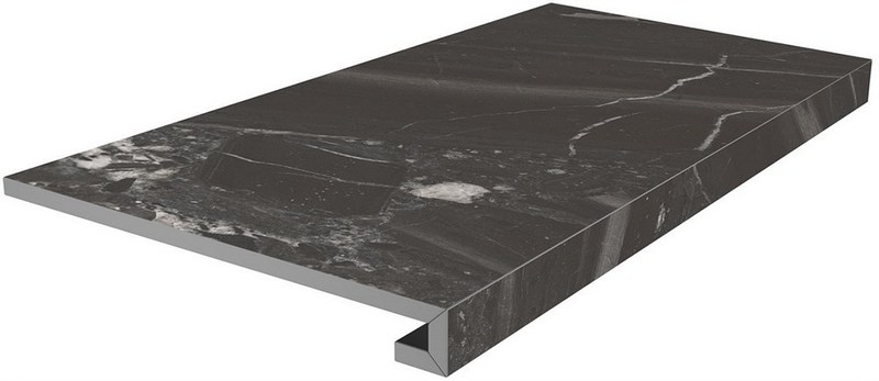 SG850790R/GCF Ступень клееная Риальто чёрный матовый 33x80x0,9 КЕРАМА МАРАЦЦИ фото SG850790R/GCF Ступень клееная Риальто чёрный матовый 33x80x0,9 КЕРАМА МАРАЦЦИ